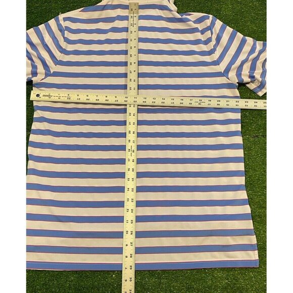 Ralph Lauren shirt mens large golf polo performance lightweight blue red white T - Picture 10 of 11